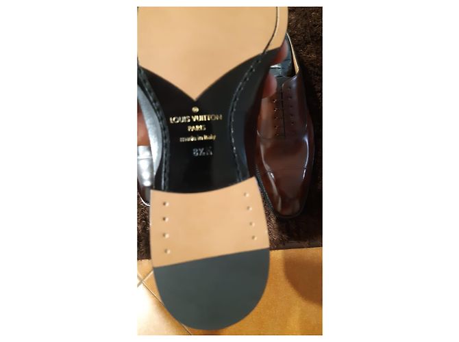 Richelieu Louis Vuitton Marron foncé - vue 9