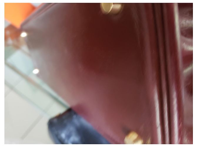 Hermès Kelly vintage anni tardi 70 Bordò - vista 6