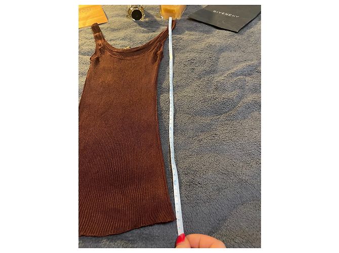 Louis Vuitton Top de Seda Marrón Castaño - vista 11