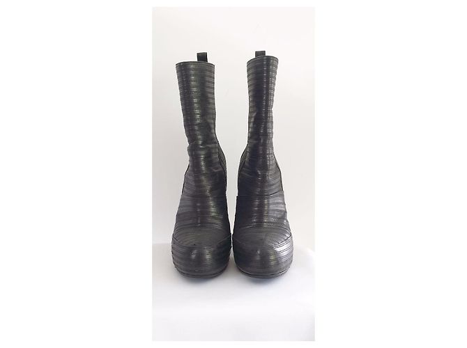 Stivaletti Alexander Wang TASHA BANDAGE in pelle nera 39 Nero - vista 2