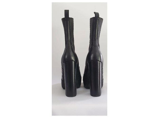 Stivaletti Alexander Wang TASHA BANDAGE in pelle nera 39 Nero - vista 5