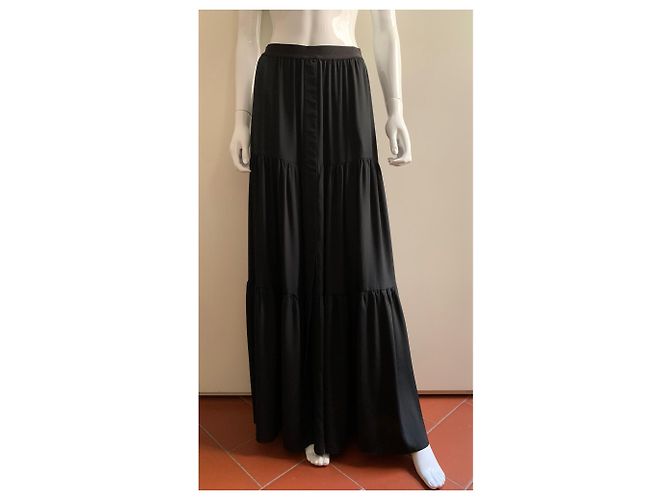 Pier Antonio Gaspari Falda larga gitana negra Negro - vista 7