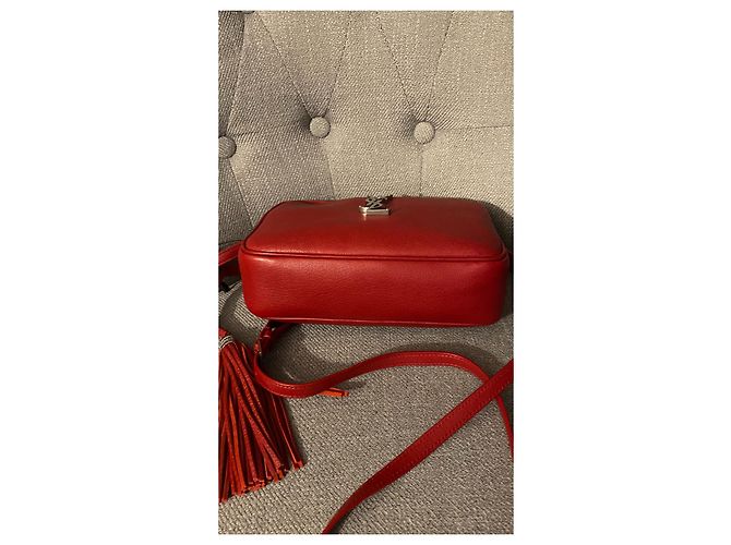 Pompom Kate Saint Laurent Borsa a tracolla con nappe - vista 3