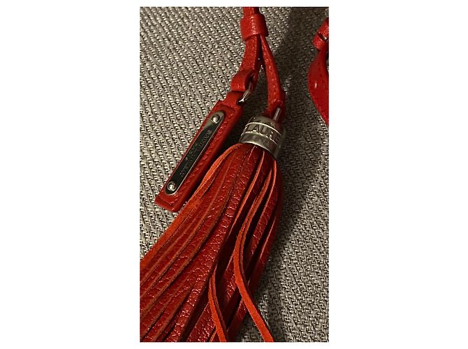 Pompom Kate Saint Laurent Borsa a tracolla con nappe - vista 9