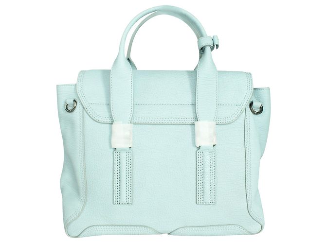 3.1 Phillip Lim Borsa Pashli azzurra - vista 3