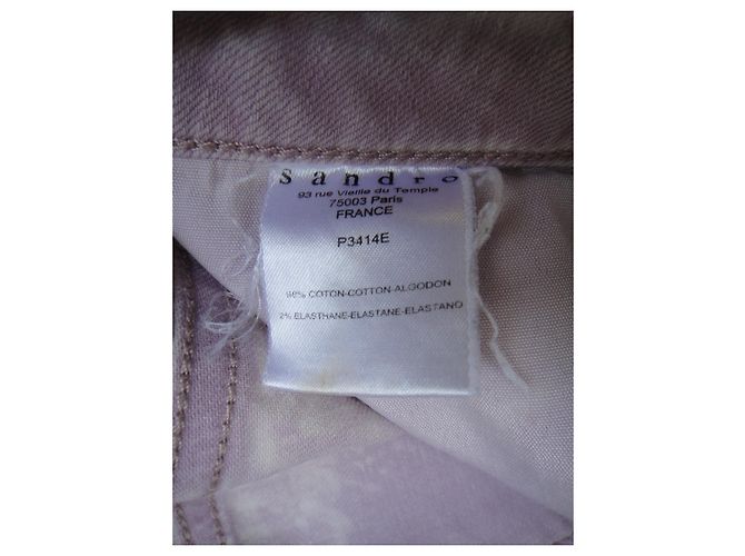 Sandro Jeans Typ Krawatte & Die Größe 38 Pink - Ansicht 8
