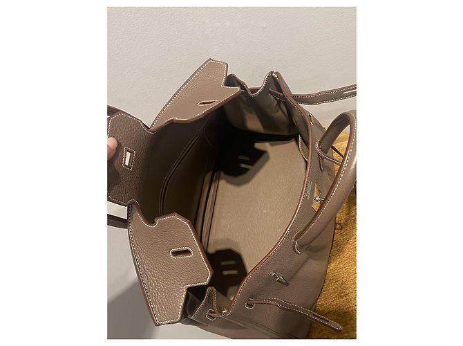 Acapulco Hermès Birkin 35 Taupe - vista 12