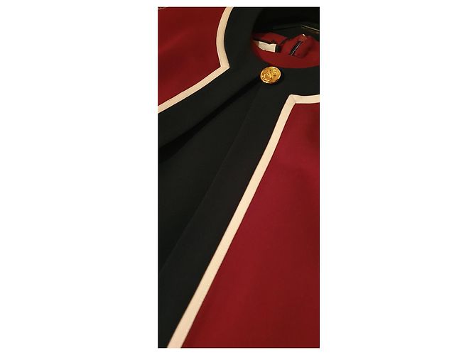 Marmont abito gucci e bolero Rosso Blu navy - vista 5