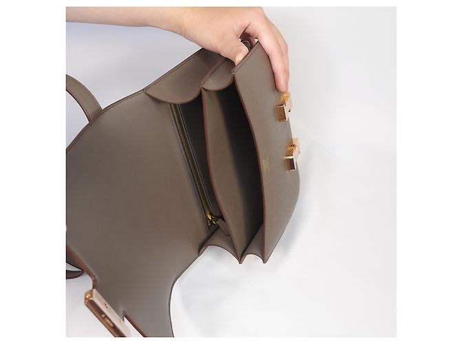 Hermès Constance 24 Cinza - vista 8