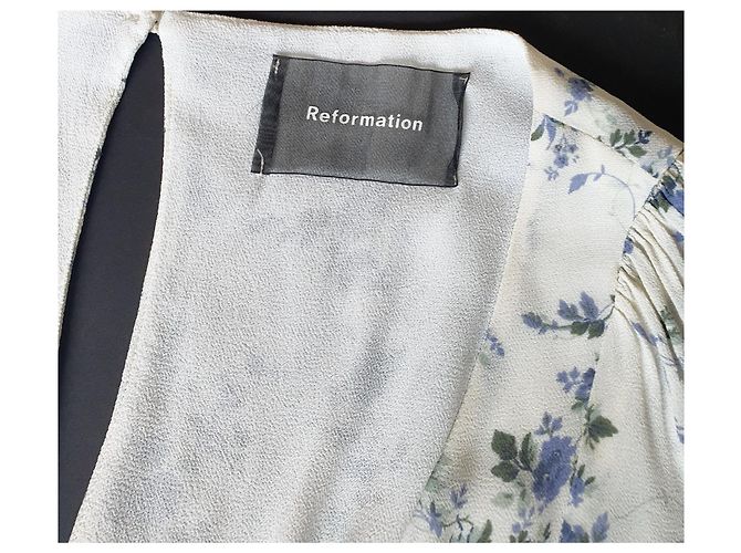 Reformation Blumenmuster Minikleid aus Viskose Mehrfarben - Ansicht 3