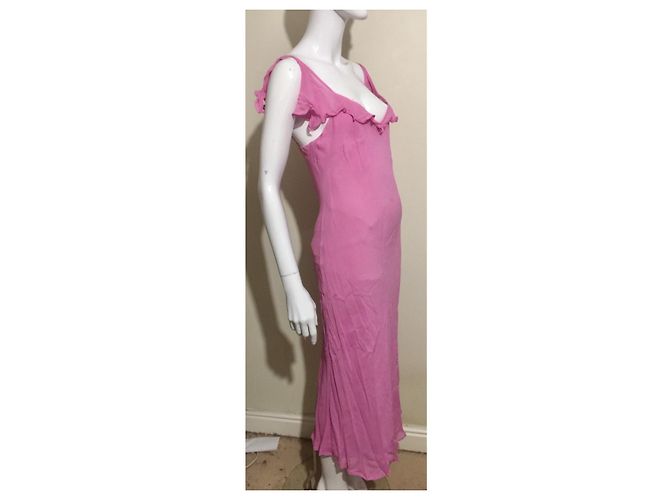 Coast Maxikleid Rosa Viskose Chiffon Pink - Ansicht 2