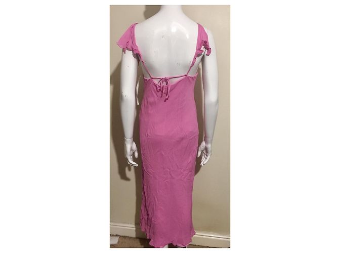 Coast Maxikleid Rosa Viskose Chiffon Pink - Ansicht 3
