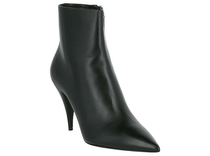 Botines Saint Laurent Niki Negro - vista 2