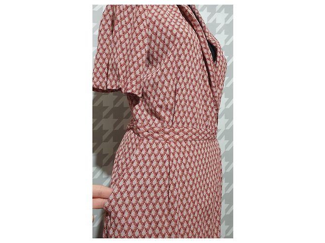 Noa Noa Hug Me Kleid Rosa Grau Viskose Pink - Ansicht 5