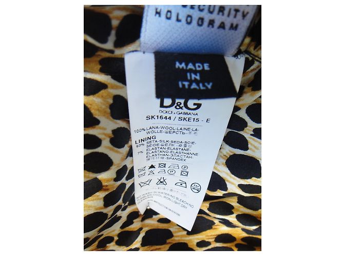 cárdigan con forro de lana y seda Talla Dolce & Gabbana 40 Gris - vista 6
