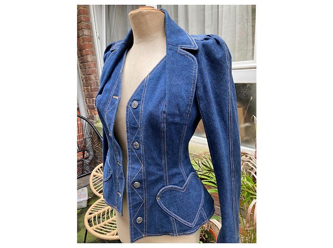 Christian Dior Wonderful Dior heart denim jacket - view 2