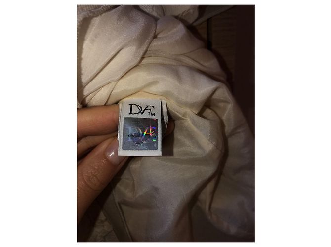 Diane Von Furstenberg Vestido recto de encaje Warner de DvF Blanco Crudo - vista 8
