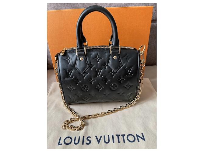 Louis Vuitton Speedy 22 collettore nero nove - vista 2