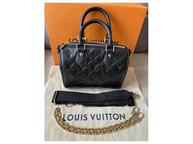 Louis Vuitton Speedy 22 collettore nero nove - vista 4