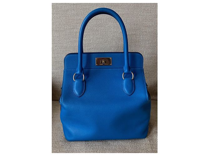 Hermès cassetta degli attrezzi 20 Hardware in palladio blu Hydra Evercolor - vista 12