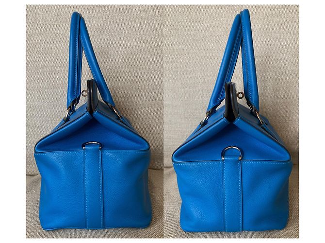 Hermès cassetta degli attrezzi 20 Hardware in palladio blu Hydra Evercolor - vista 3