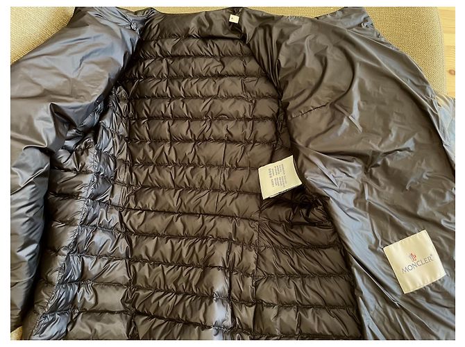 Moncler Palomete Leather Down Jacket - view 4