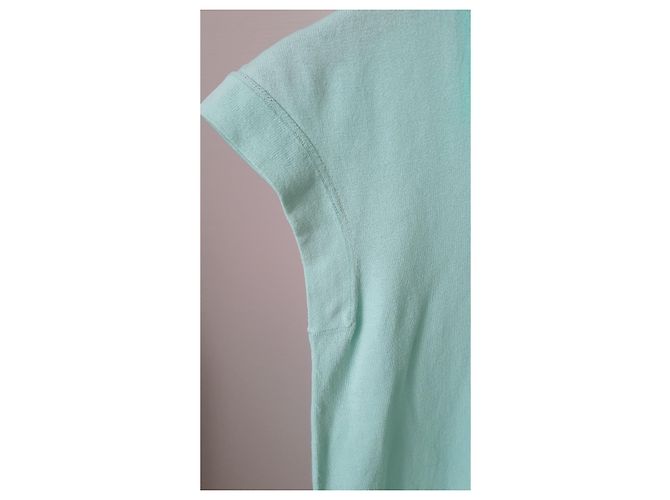 Polo turquesa sin mangas de Maison Céline - vista 6