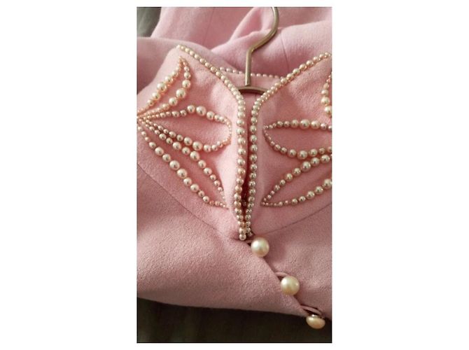 Vestido Christian Dior de seda rosa estilo Qipao - vista 4