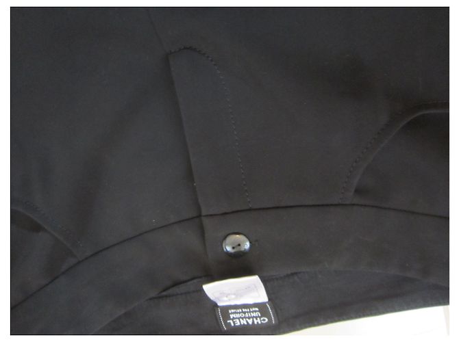 schöne Damenhose T 38 Chanel Uniform Schwarz - Ansicht 5