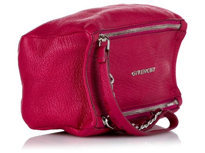 Givenchy Mini pochette in pelle rosa Pandora - vista 2