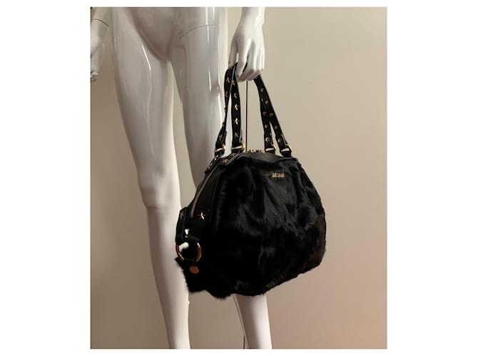 Just Cavalli Schwarze Ledertasche - Ansicht 11