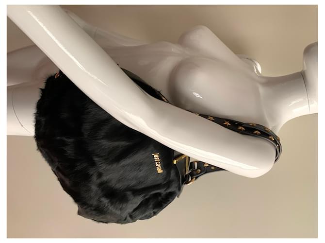 Just Cavalli Schwarze Ledertasche - Ansicht 14