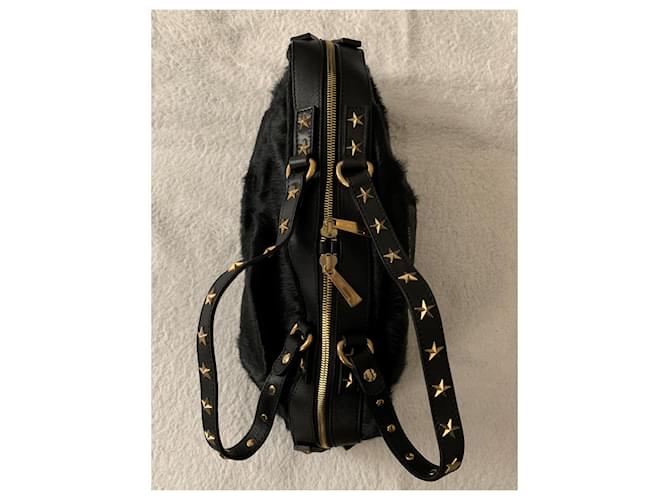Just Cavalli Schwarze Ledertasche - Ansicht 6