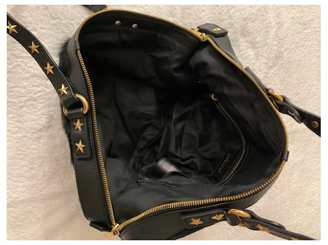 Just Cavalli Schwarze Ledertasche - Ansicht 7