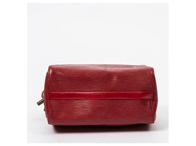 Louis Vuitton Speedy 25 Vintage Red Leather ref.348794 - Joli Closet