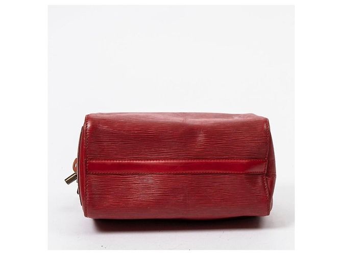 Louis Vuitton Speedy 25 in pelle Epi rossa Rosso - vista 5