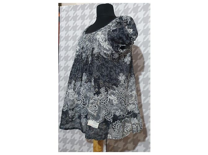 Blusa Odd Molly de algodón gris Multicolor - vista 2