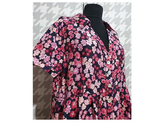Autre Marque Vestido de seda Tone Barker Multicolor - vista 2