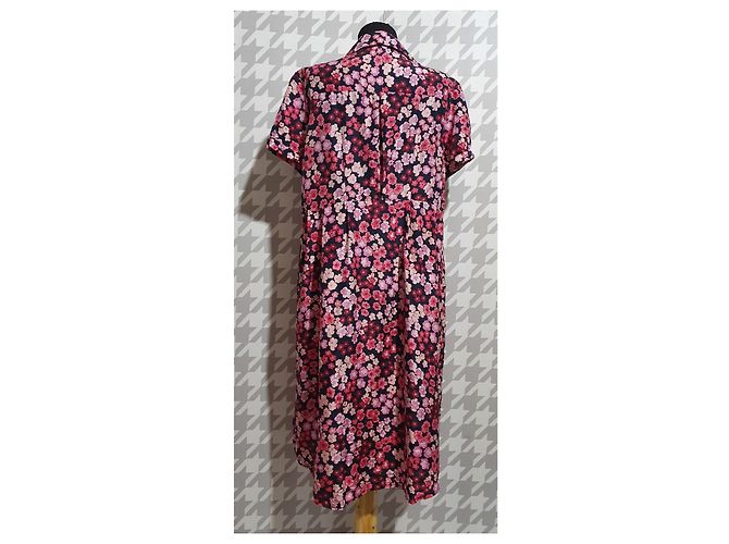 Autre Marque Vestido de seda Tone Barker Multicolor - vista 3