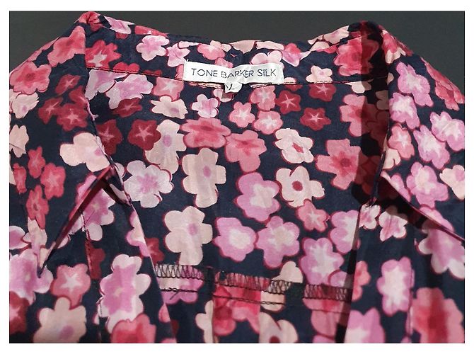 Autre Marque Vestido de seda Tone Barker Multicolor - vista 4
