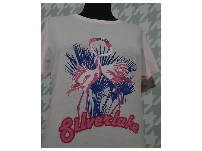 Camiseta de algodón rosa Baum und Pferdgarten - vista 2