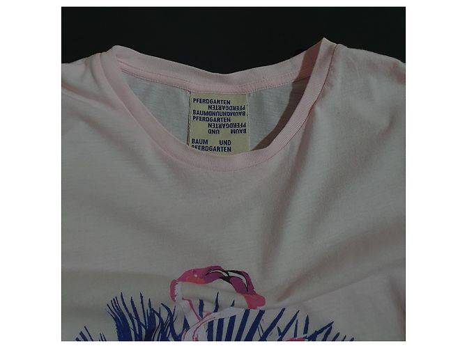 Camiseta de algodón rosa Baum und Pferdgarten - vista 4