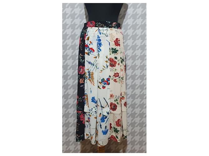 Falda Maje Young Imprime de Viscosa Multicolor - vista 2