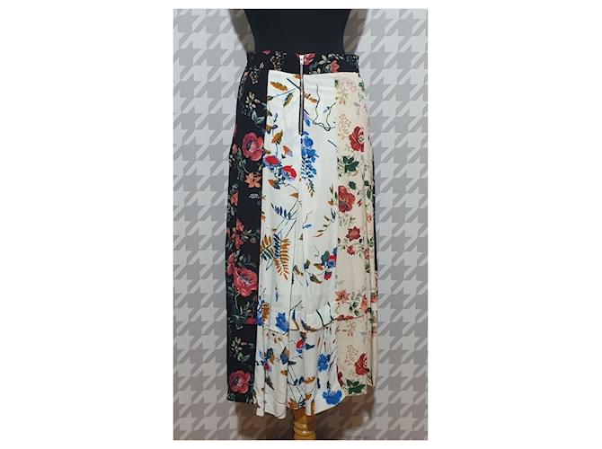 Falda Maje Young Imprime de Viscosa Multicolor - vista 4