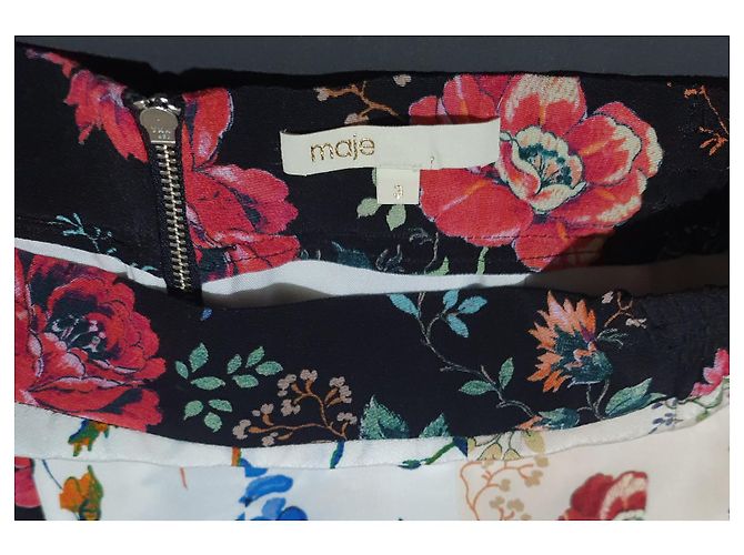 Falda Maje Young Imprime de Viscosa Multicolor - vista 6