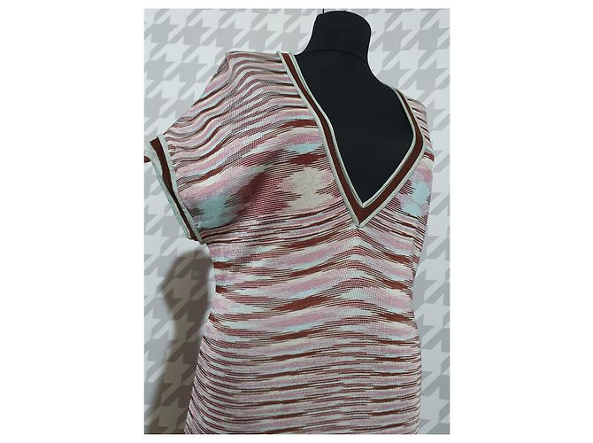 Missoni Tunika Top Buntfarben Viskose Größe M Mehrfarben - Ansicht 2