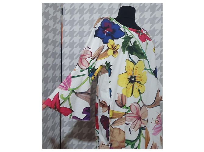 Vestido Dondup de algodón con estampado floral Multicolor - vista 2