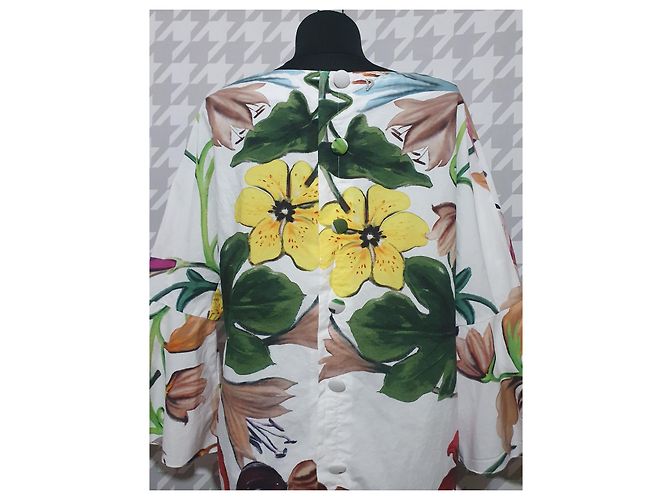 Vestido Dondup de algodón con estampado floral Multicolor - vista 4