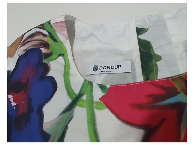 Vestido Dondup de algodón con estampado floral Multicolor - vista 5