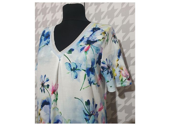 Vestido Louis Féraud de algodón con estampado floral Multicolor - vista 2